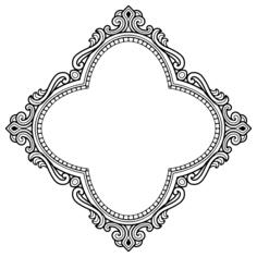 Vintage ornamental border