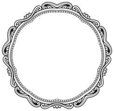 Vintage style frame vector image