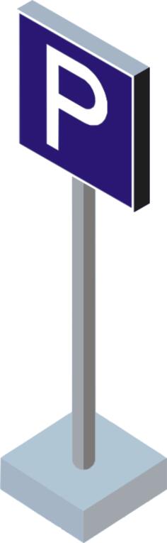 Traffic sign parking