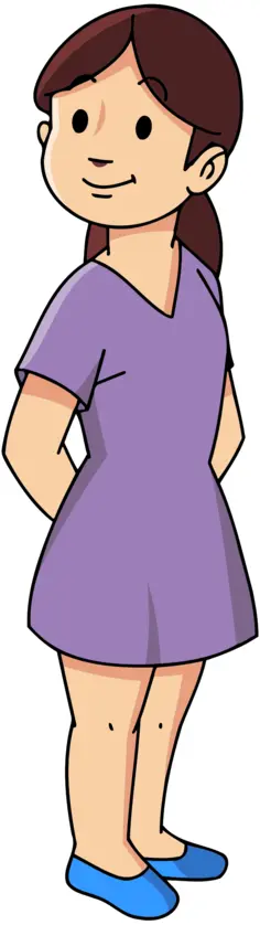 Child with hidden hands