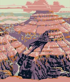 Grand Canyon vector image
