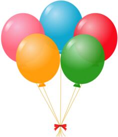 Birthday balloons