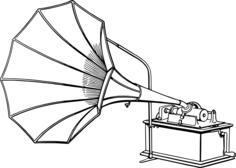 Old phonograph