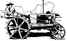 Old tractor