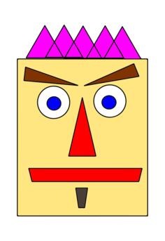 Geometric face