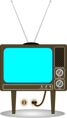 Old TV set