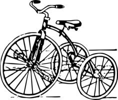 Old tricycle