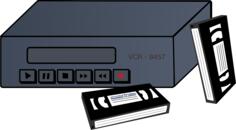 VCR and tapes