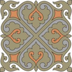 Elegant decorative tile