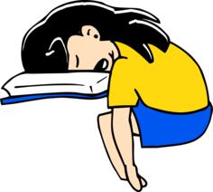 Sleeping student