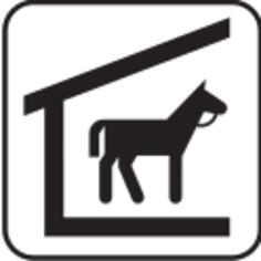 Horse stable symbol