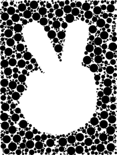 Peace print symbol
