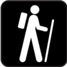 Hiking symbol