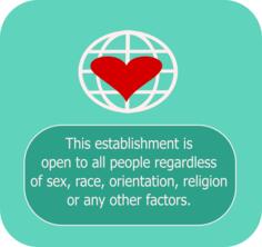 No discrimination poster