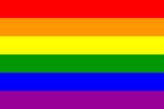 The rainbow flag gradient