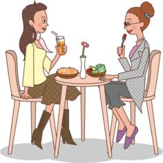 Ladies at brunch