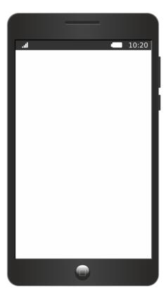 Black smart phone