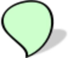 Empty green bubble