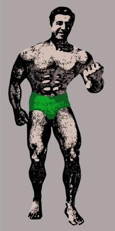 Macho strong man