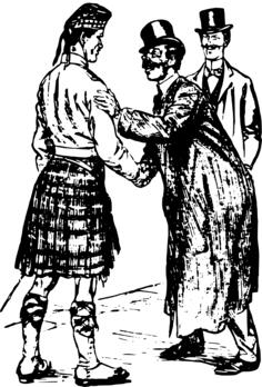 Meeting a man in a kilt