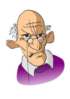 Grumpy old man