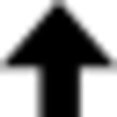 Black up arrow