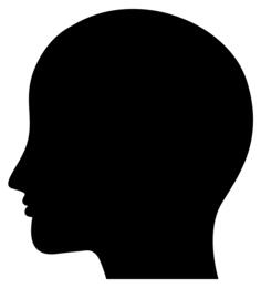 Bold female profile