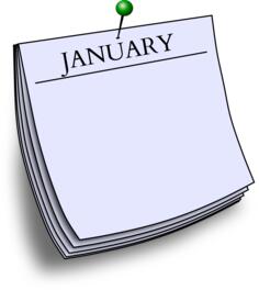 Monthly note - January