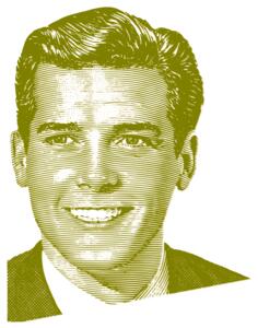 Vintage happy man
