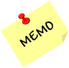 Memo on a post-it