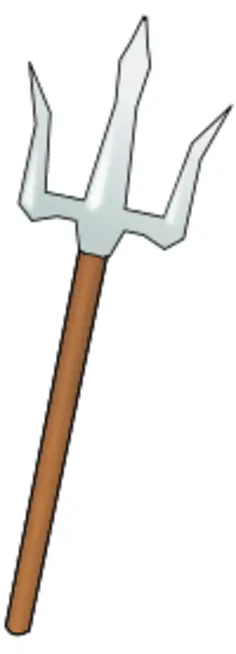 Trident vector image