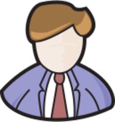 Suited man avatar