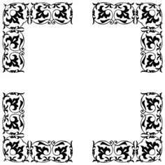 Vector framework silhouette