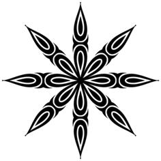 Black decorative element