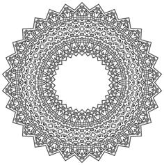 Arabic round decor