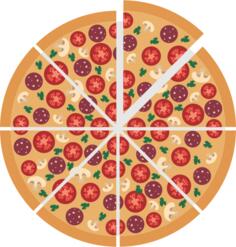 Pizza cut