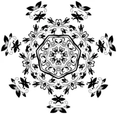 Flowery decorative design