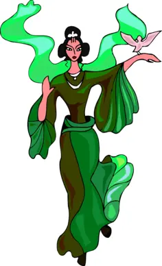 Indian woman with pigeon