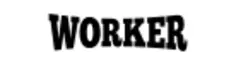 Lettering ''worker''