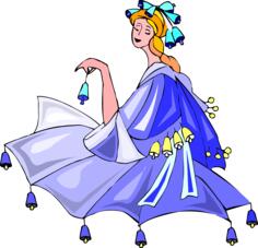 Dancer with bells