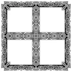 Flourish square border