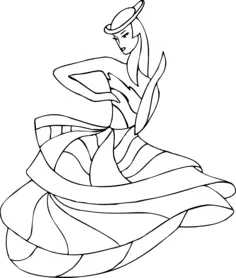 Line-drawn model
