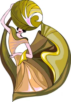 Vintage model sketch