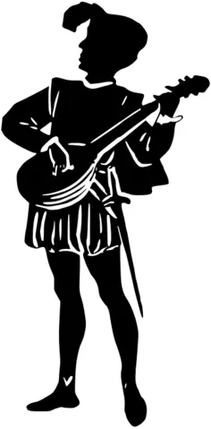 Minstrel silhouette