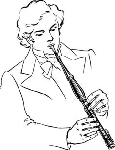 Flageolet vector image
