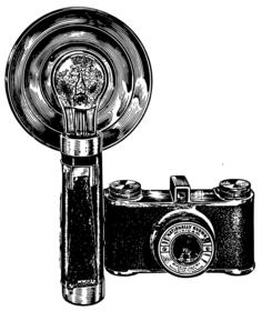 Old flash camera