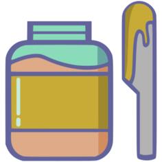 Bread spread vector image