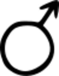 Male symbol clip art