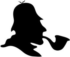 Sherlock Holmes silhouette