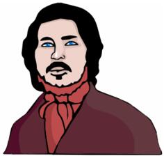Friedrich Engels vector image